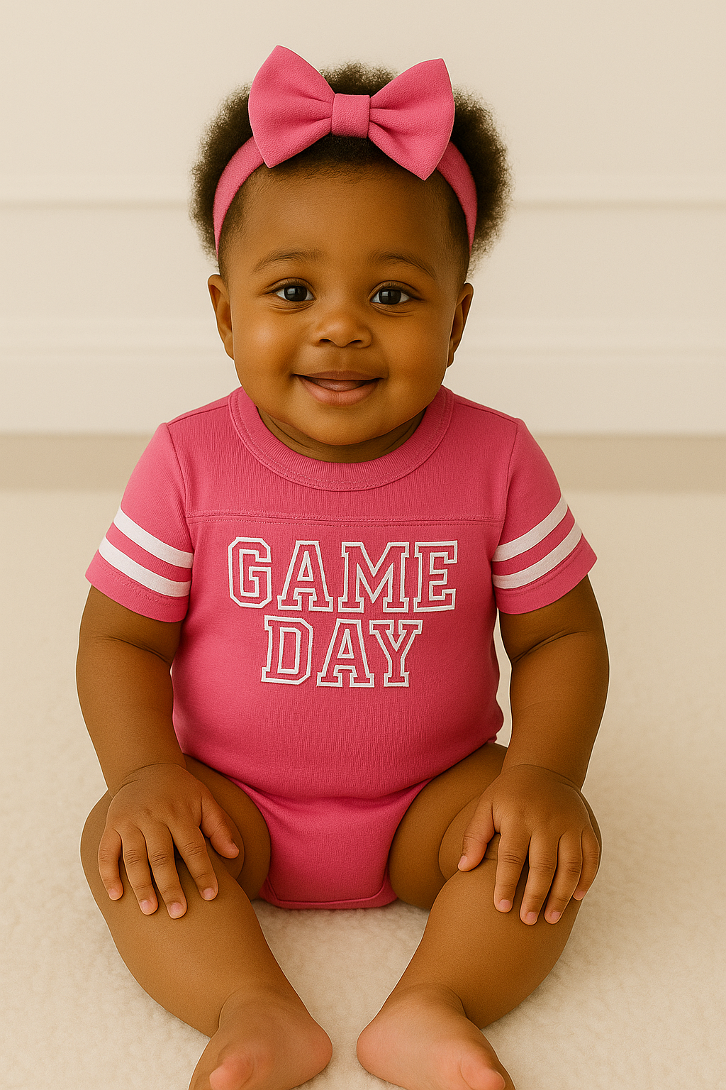 Baby Bodysuit | Football | Short Sleeves | Sizes 0-3m up to 18-24m | Game Day
