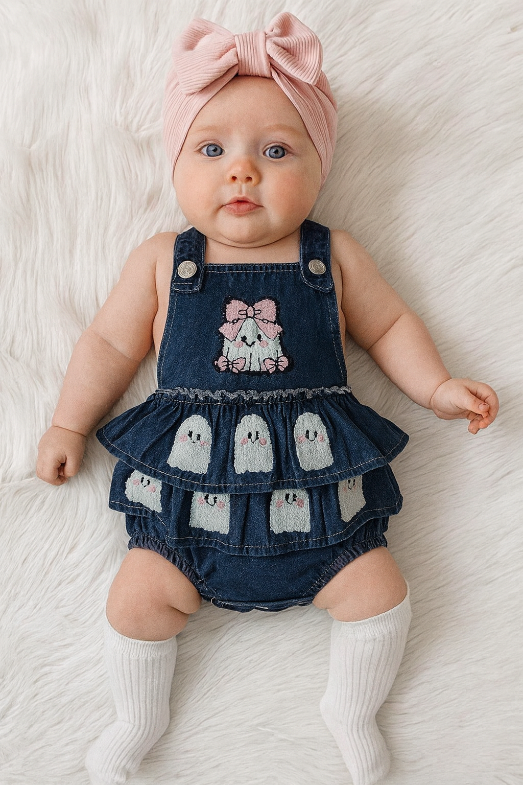 DOORBUSTER! Halloween Infant Baby One Piece | 0-3m to 12-18m | Cute Ghosts