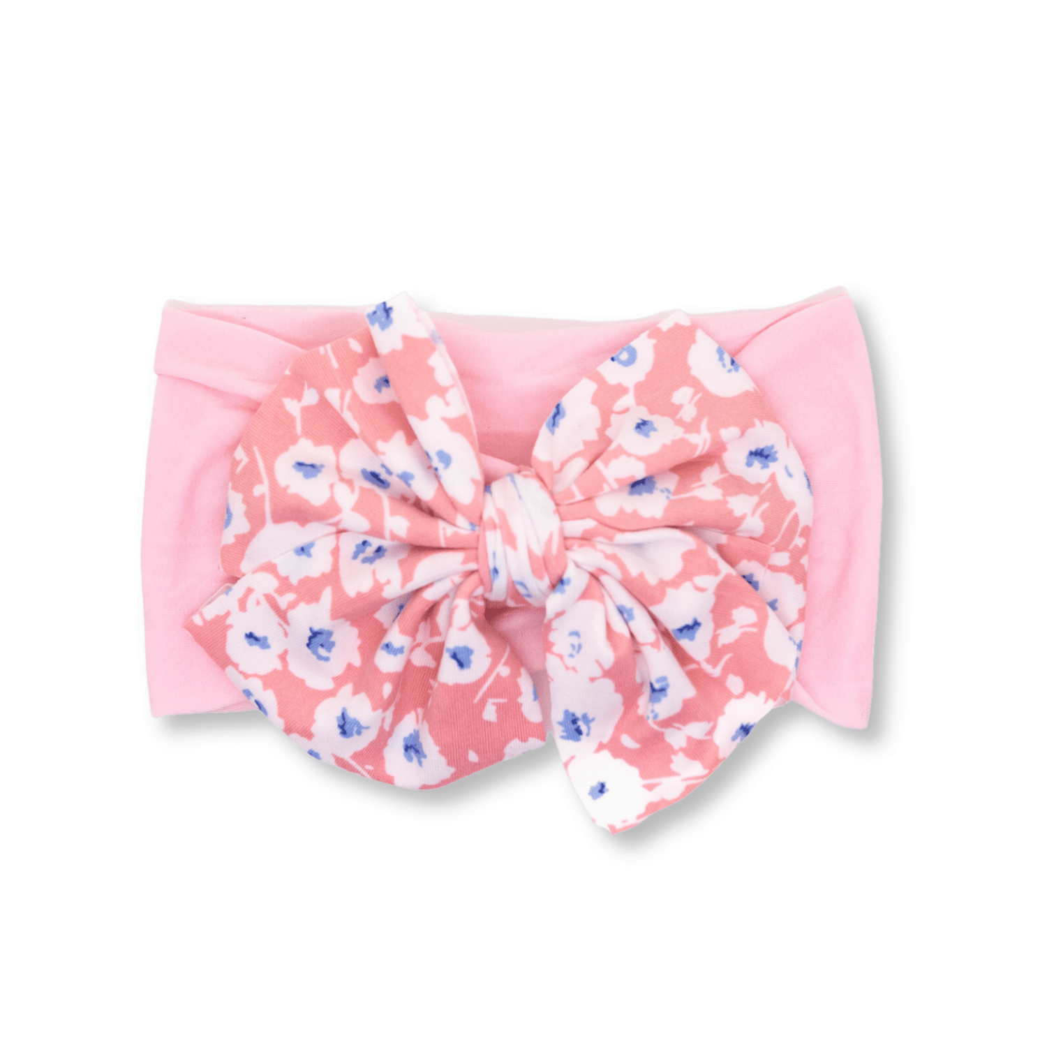 Baby Headband | Pink Floral Bow Sunny Littles