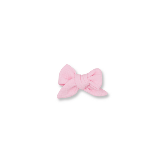 Fable Bow | Clip in Hairbow | Handmade | Small Bow | Ballerina Pink | spsb