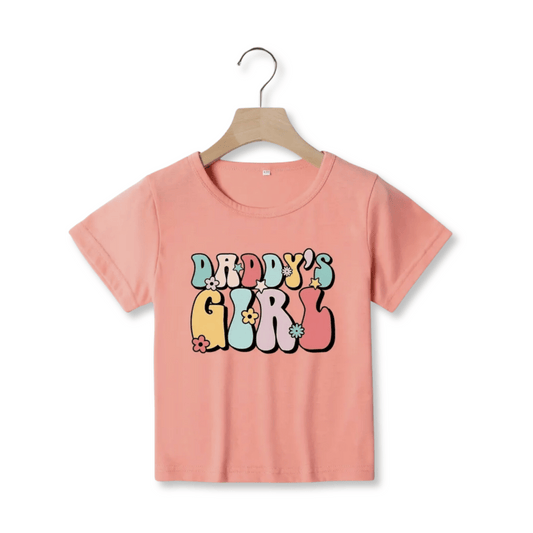 Baby & Toddler T-shirt | Sizes 18-24m up to 3T | Daddy's Girl & Daisies