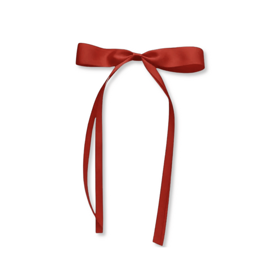 Mama Bow | Clip in Hairbow | Medium Bow | Red | mclip