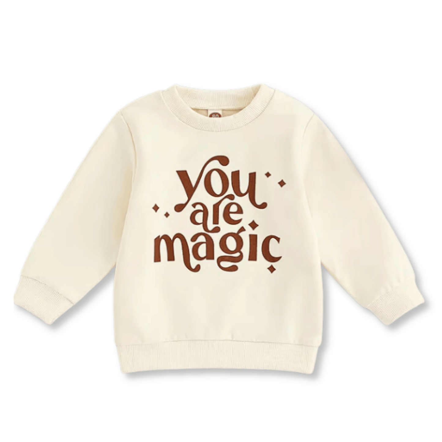 Baby & Toddler Sweatshirt | Halloween | Cotton | Sizes 6-12m to 3T | You Are Magic | Cream | FINAL SALE