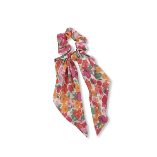 Mama Bow Scrunchi | Large Bow | Summer Floral | mbc