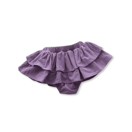 Ruffle Skirt Bloomers | Sizes 12m-3T | Purple