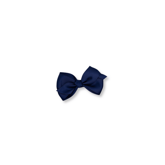 Baby Bow | Clip in Hairbow | Small Bow | Navy