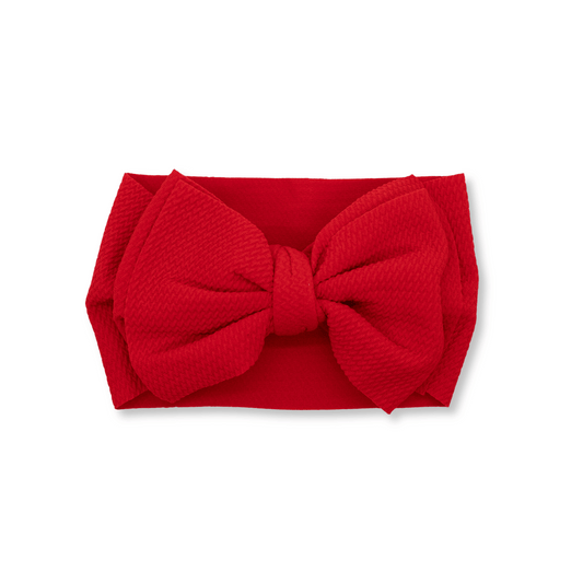 Baby Head Wrap | Oversized Headband | Red