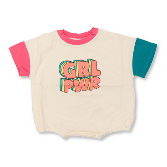 Baby & Toddler Romper | Oversized Fit | Girl Power