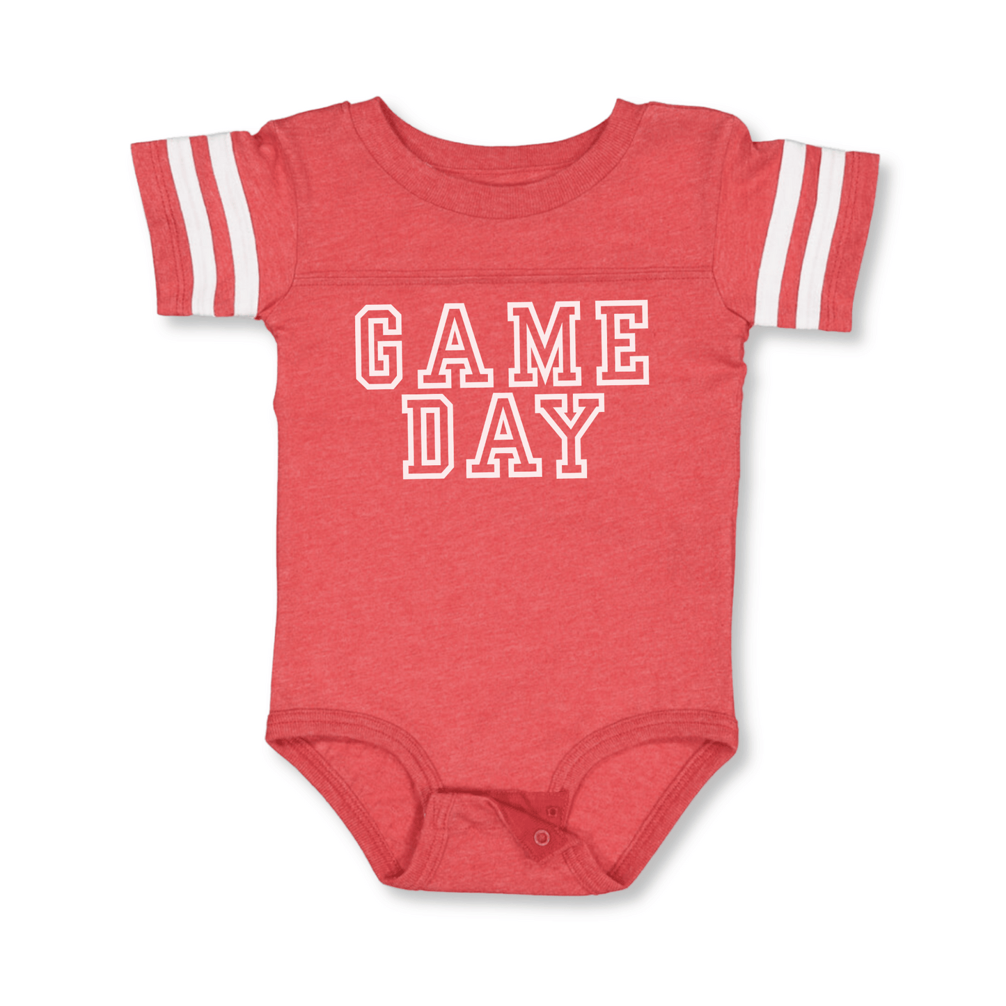 Baby Bodysuit | Football | Short Sleeves | Sizes 0-3m up to 18-24m | Game Day