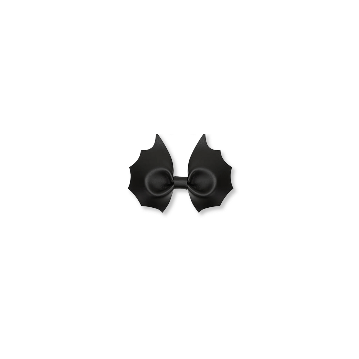 Halloween Bow | Clip in Hairbow | Small Bow | Leather Bat