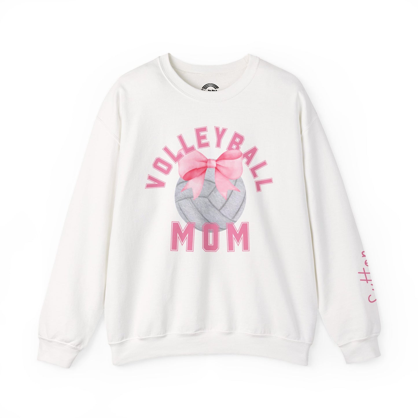Volleyball Mom Personalized Heavy Blend™ Crewneck Sweatshirt