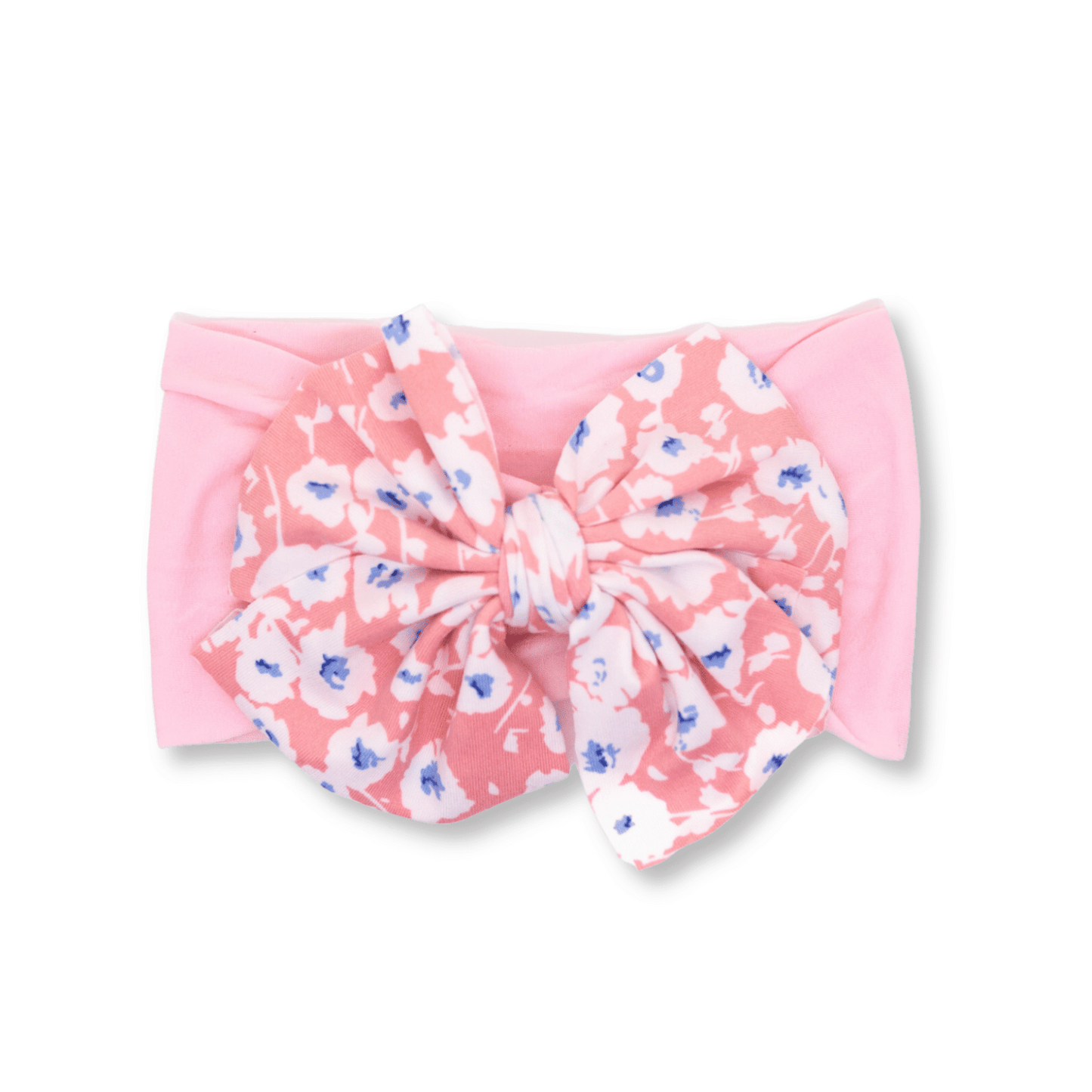 Baby Headband | Pink Floral Bow Sunny Littles