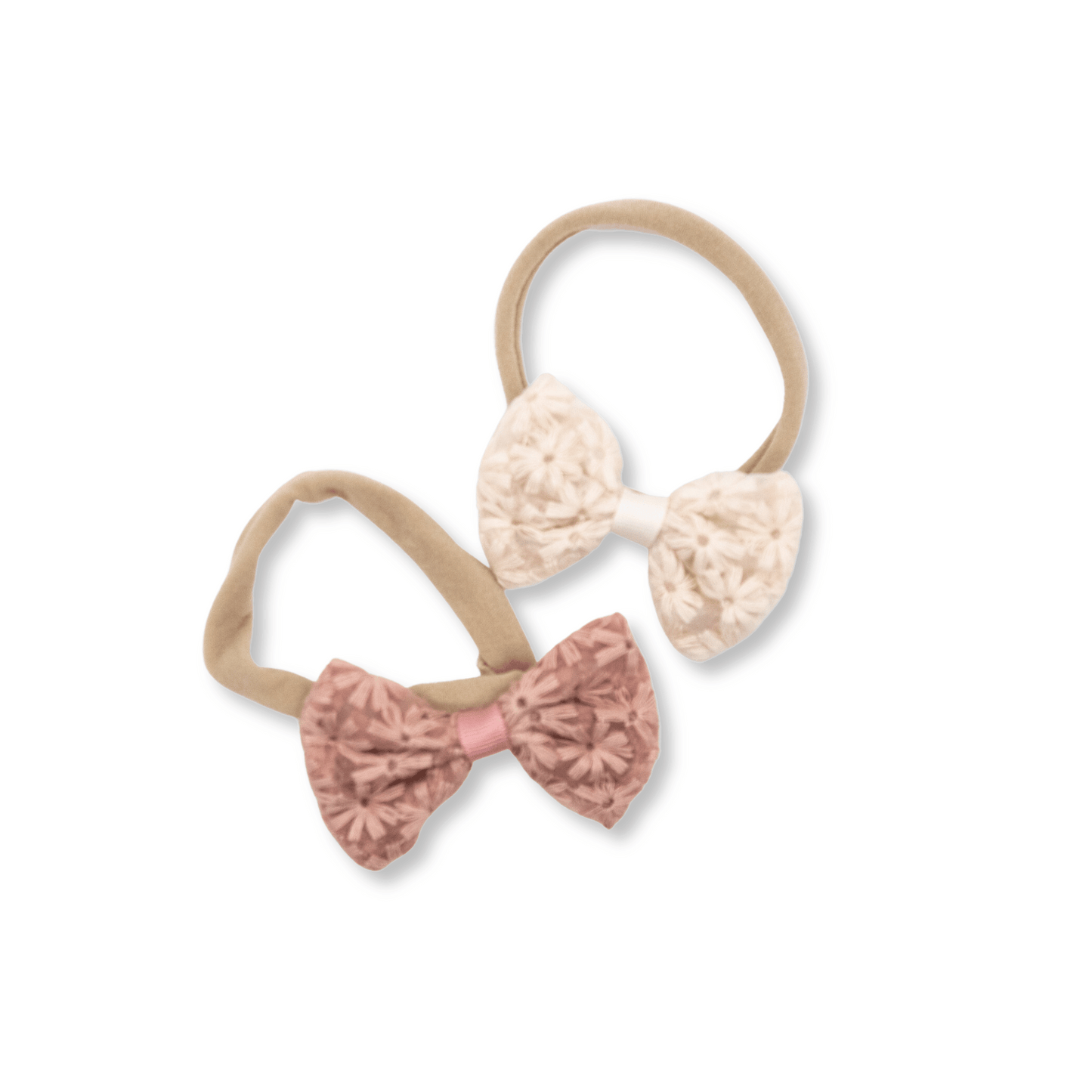 Baby Headband | Pink & Ivory Lace Sunny Littles
