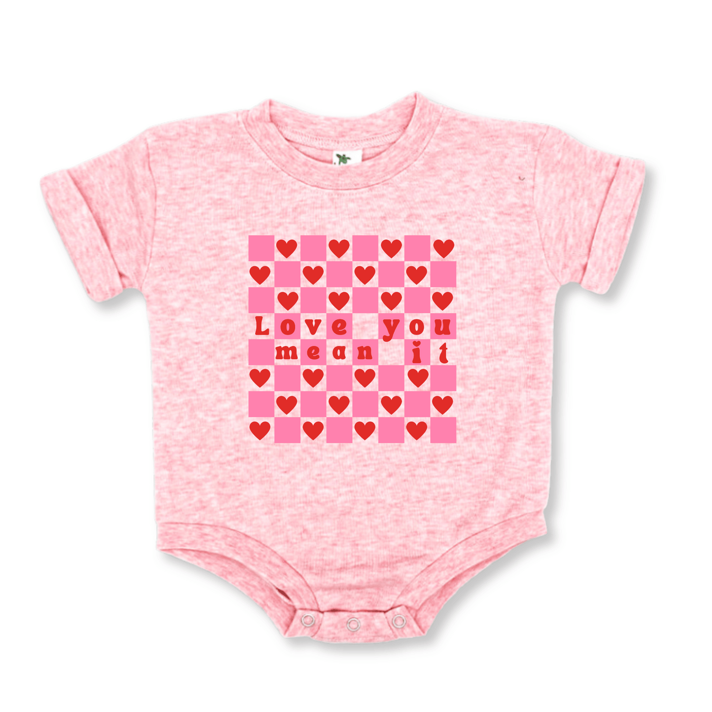 Baby Bubble Romper | 3-6m to 12-18m | Love You Mean It | FINAL SALE