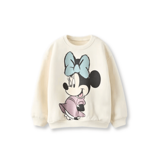 Toddler Pullover | 6-9m to 4T | Minnie Blue Bow | FINAL SALE