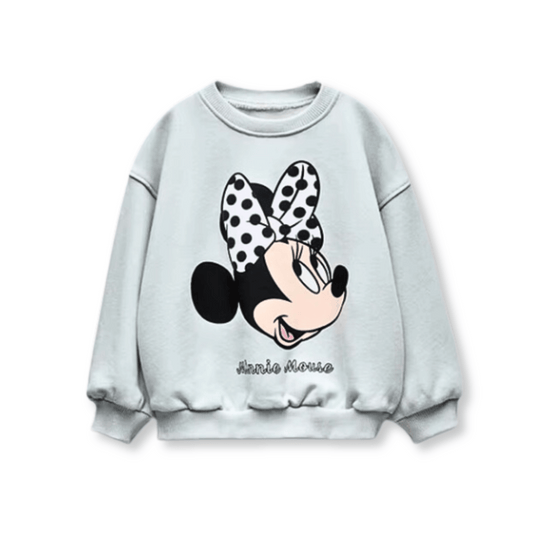 Toddler Pullover | 12-18m to 4T | Minnie Blue & Black | FINAL SALE