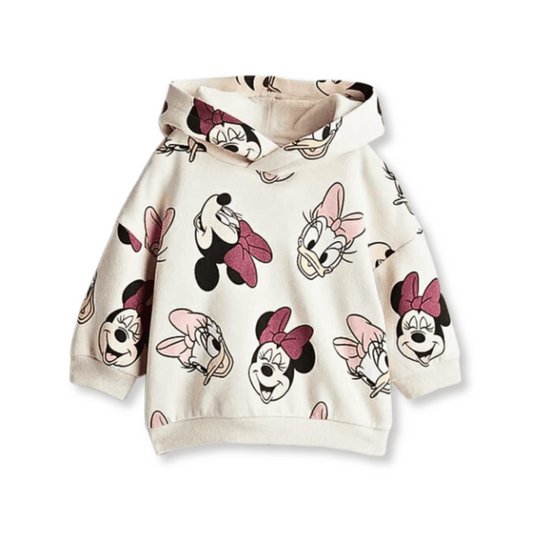Toddler Hoodie Pullover | 9-12m to 4T | Minnie & Daisy | FINAL SALE