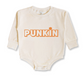 Baby & Toddler Romper | Girls & Boys | Unisex Fit | Long Sleeves | 100% Cotton | Sizes 0-3m up to 12-18m | Punkin | FINAL SALE
