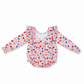 Baby Bubble Romper | 3-6m to 2T | Valentine's Hearts | FINAL SALE