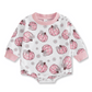 Baby & Toddler Romper | Sizes 3-6m up to 12-18m | Pink Pumpkins | FINAL SALE