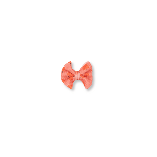 Baby & Toddler Bow | Clip in Hairbow | Handmade Bullet Bow | Small Bow | Pumpkins | sclip | FINAL SALE