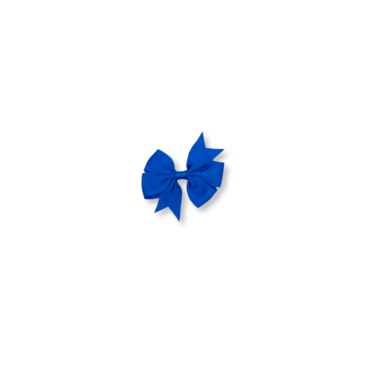 Baby & Toddler Bow | Clip in Hairbow | Medium Bow | Royal Blue | mclip