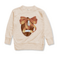 Toddler Long Sleeves Shirt | Ultra Soft |  Sizes 2T to 5T | Team Colors | Football Bow | FINAL SALE