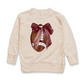 Toddler Long Sleeves Shirt | Ultra Soft |  Sizes 2T to 5T | Team Colors | Football Bow | FINAL SALE