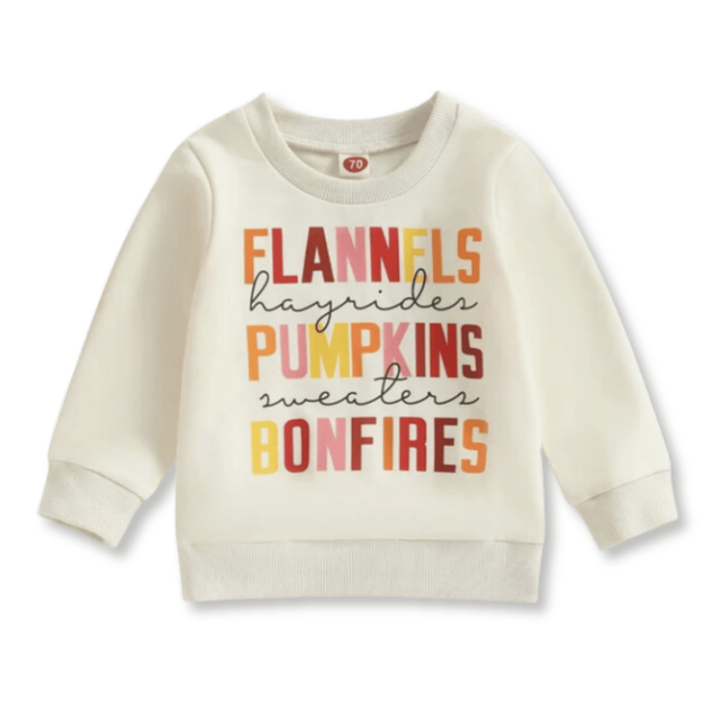 Baby & Toddler Sweatshirt | Sizes 6-12m up to 3T | Fall Things | FINAL SALE