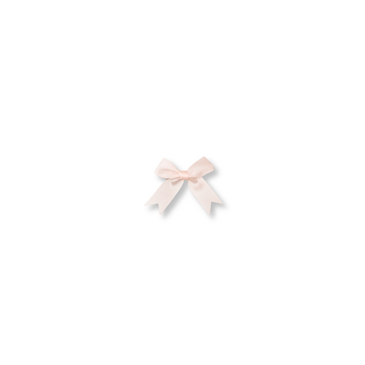 Baby & Toddler Bow | Clip in Hairbow | Medium Bow | Ivory | FINAL SALE