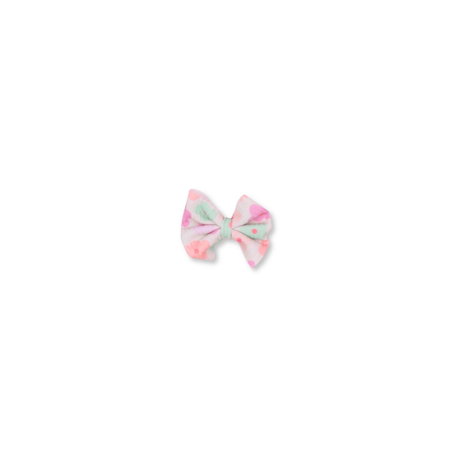Baby & Toddler Bow | Clip in Hairbow | Handmade | Small Bow | Spring Daisies | ssclip