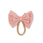Baby Nylon Headband | Handmade | Large Double Bow | Birthday Sprinkles | yrb