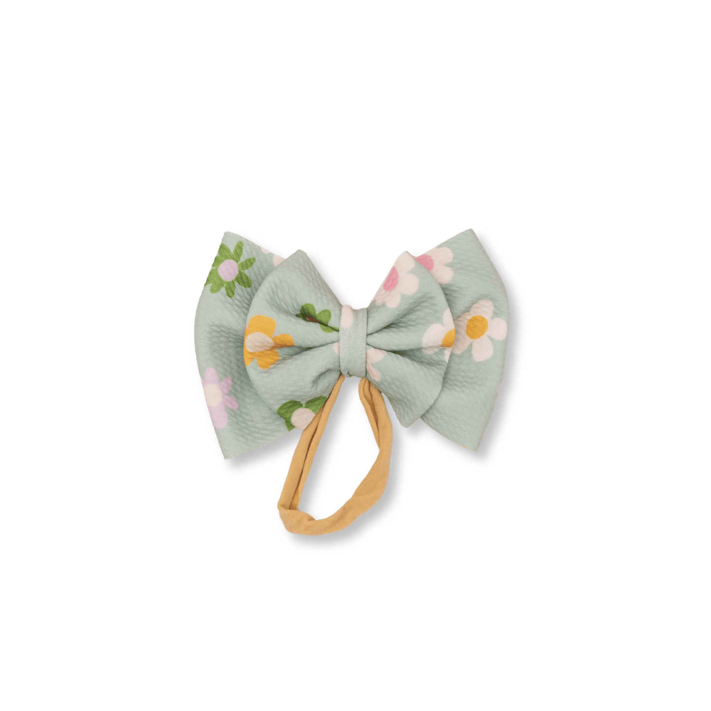 Baby Headband | Head Wrap | Handmade Bow | Cream