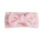 40% OFF! Baby Head Wrap | Large Bow | Size 3-12m+ | Cotton Knit | Light Pink