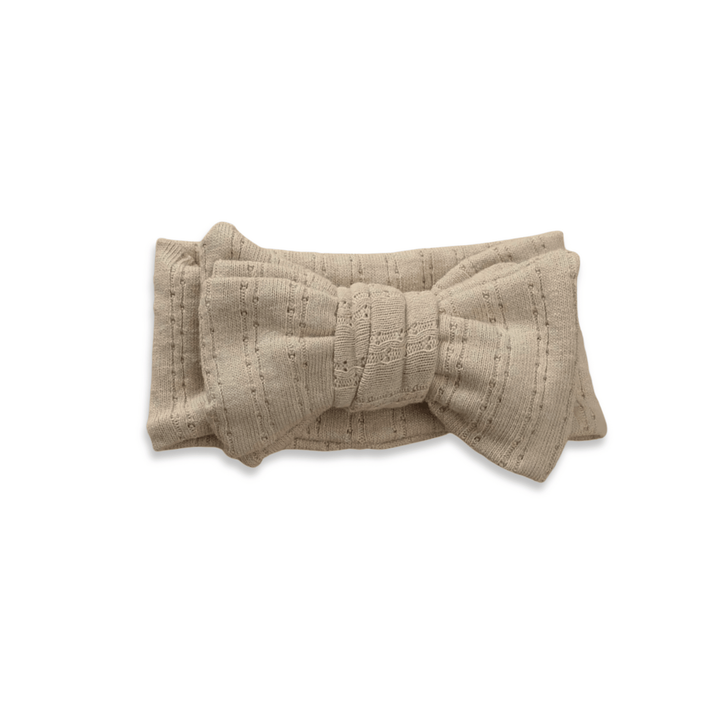 Baby Head Wrap | Oversized Knit Headband | Oat