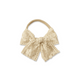 Baby Headband | Small Bow | Ivory Lace