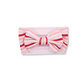 Baby Head Wrap | Handmade Bow | Christmas | Candycane Stripes | FINAL SALE