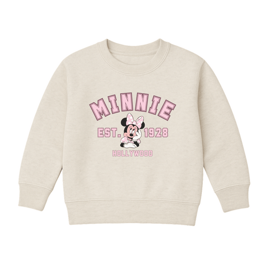 Halloween Basket Gift | Toddler Sweatshirt | 2T to 5/6T | Collegiate Minnie