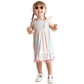 Spring Dress | 2T to 5T | Pastel Stripes