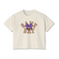 Football Women's Boxy Tee | Team Colors | Game Day Bow