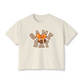 Football Women's Boxy Tee | Team Colors | Game Day Bow