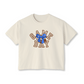 Football Women's Boxy Tee | Team Colors | Game Day Bow