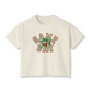 Football Women's Boxy Tee | Team Colors | Game Day Bow