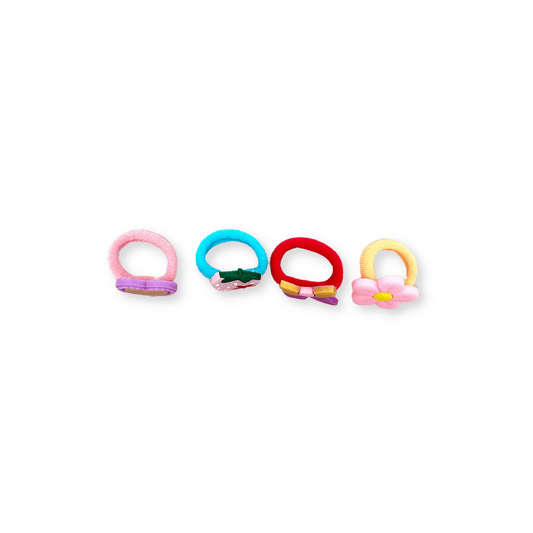 Hair Ties Set of 4 | Summer Fun