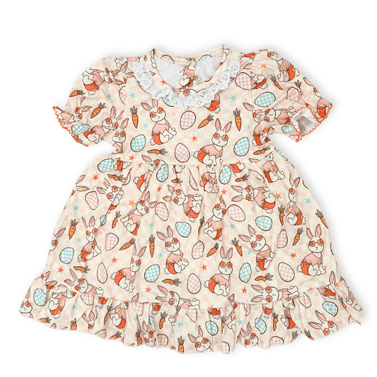 Easter Dress | 3T to 4T | Cute Bunnies | FINAL SALE