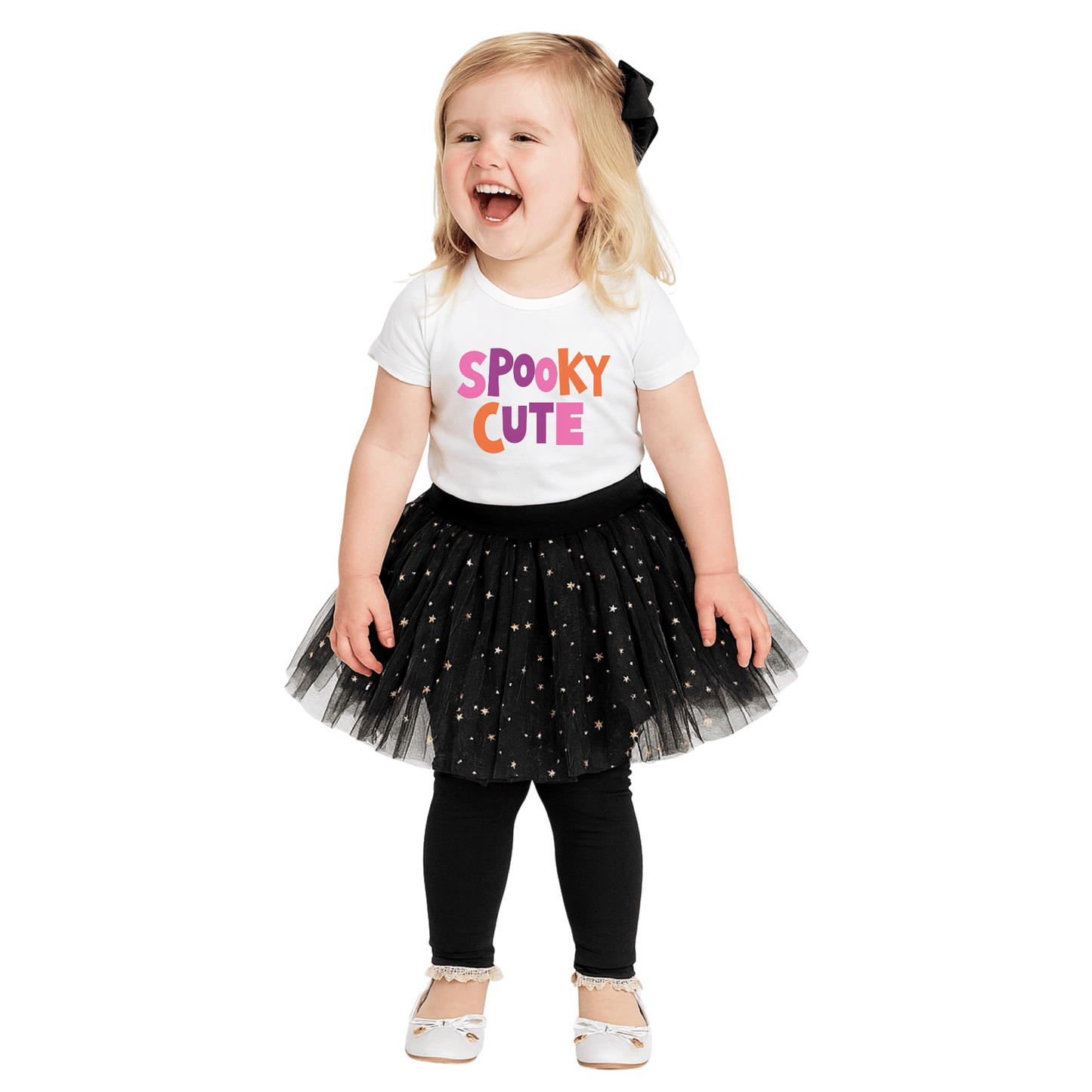 Tutu Leggings | 2T to 5T | Black Stars