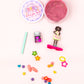 Barbie Play Dough Kit | Sensory Bin Activity | Gluten Free | Non-Toxic | Blonde or Brunette | 6oz Jar