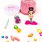 Barbie Play Dough Kit | Sensory Bin Activity | Gluten Free | Non-Toxic | Blonde or Brunette | 6oz Jar