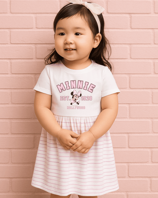 Halloween Basket Gift | Toddler Dress | 2T to 5/6T | Collegiate Minnie