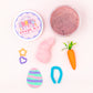 Easter Play Dough Kit | Sensory Bin Activity | Gluten Free | Non-Toxic | Purple or Yellow | 6oz Jar | FINAL SALE